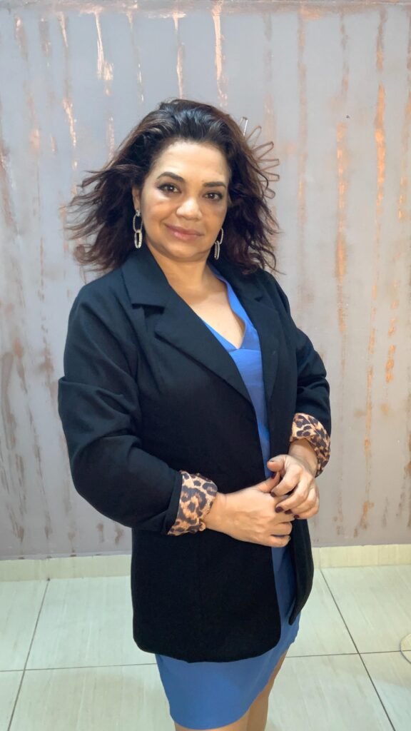 Blazer Animal print - Preto