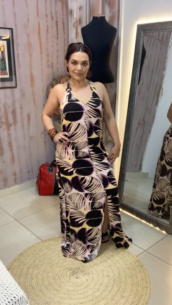 Vestido Floratta - roxo